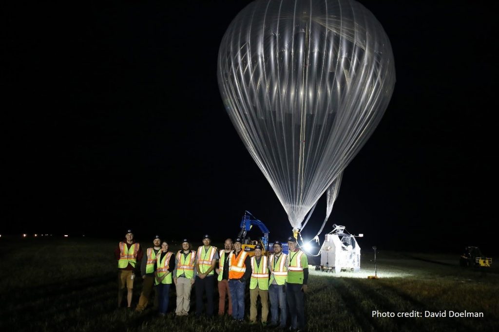 Hicibas - Balloon borne mission. Image from COPL.