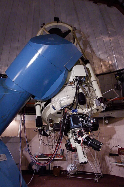 La caméra EM N2 de Nüvü Camēras à l'Observatoire du Mont Mégantic (Canada).